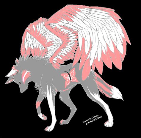 Wolf With Wings Adoptable Open By Copycat216 On Deviantart