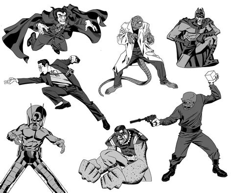 Assorted Marvel Villains By Dusty Abell On Deviantart Marvel Villains