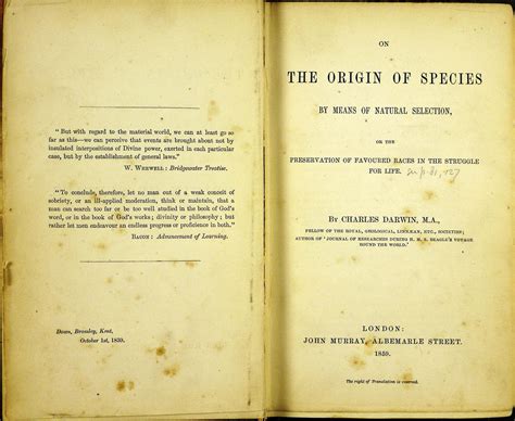 On The Origin Of Species By Means Of Natural Selection By Charles