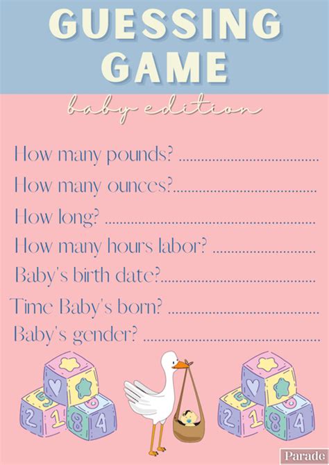Printable Baby Shower Games Free Printable Baby Shower Games
