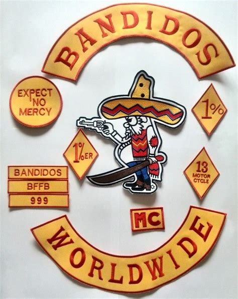 2021 Iron On Patches Bandidos Patches For Jacket Custom Motorcycle Vest