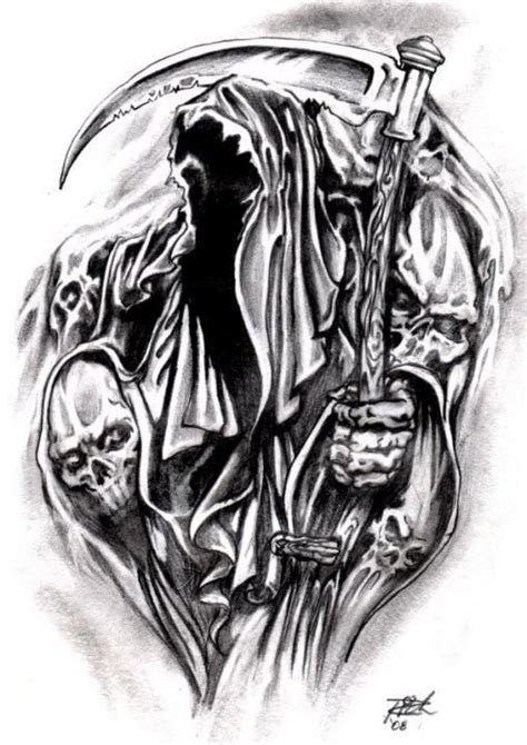 Grim Reaper Tattoo Art
