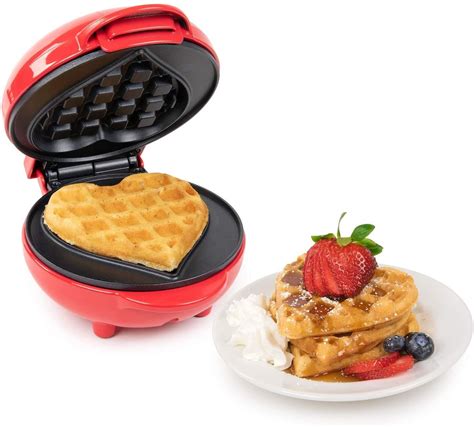 Nostalgia Heart Shaped Waffle Maker In 2021 Waffle Maker Heart