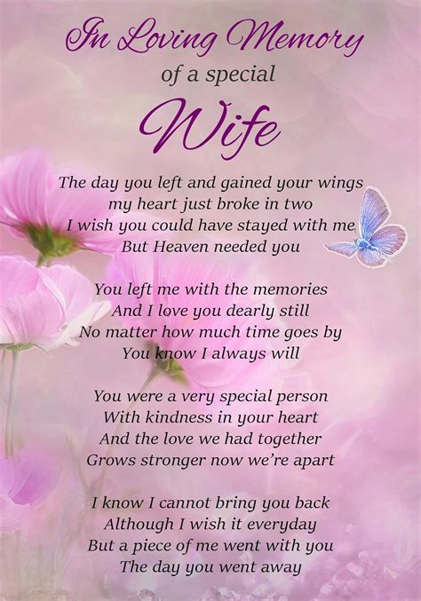 60 Beautiful Funeral Poems For Wife