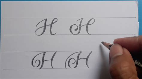How To Write A Capital H In