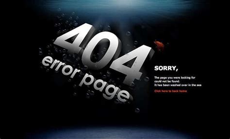 Creative Examples Of Error Pages For Inspiration Designbump