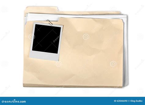 File Stock Photo Image Of Empty Document File Blank 62846690