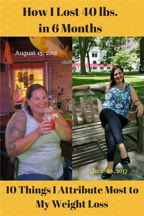 How I Lost 40 Pounds In Six Months 10 Things I Attribute Most To My Weight Loss Jessica A Walsh