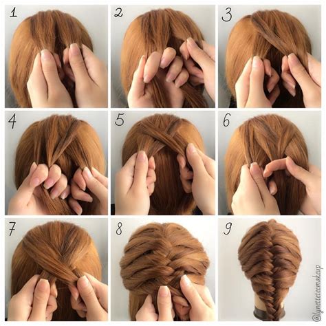 French Fishtail Braids ️ Check Out The Steps Below 1divide Into 2