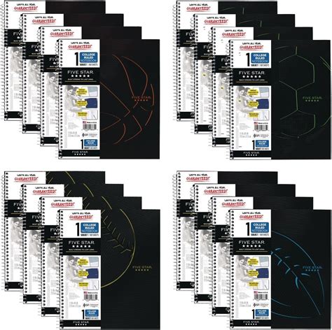 Buy Five Star Spiral Notebooks 1 Subject College Ruled Paper 100