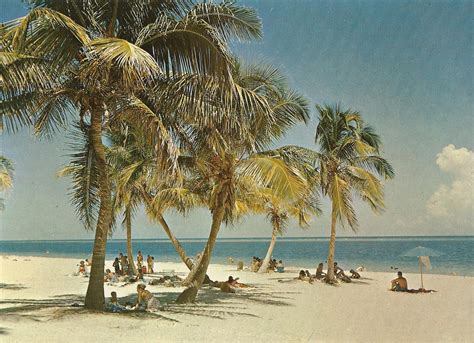 Vintage Travel Postcards Florida Beaches