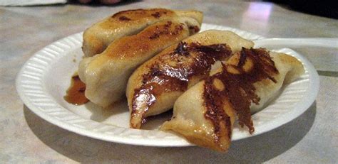 You can't get more comfort food that a warm bowl of chicken & dumplings. Tasty Dumpling - Fried Pork and Cabbage Dumplings at Prosperity Dumpling | Asian vegetarian ...