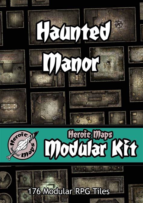Heroic Maps Modular Kit Haunted Manor Heroic Maps Buildings