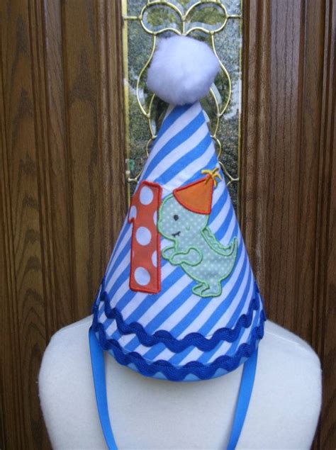 Boys First Birthday Party Hat Dinosaur Birthday Hat By Lillids 2499