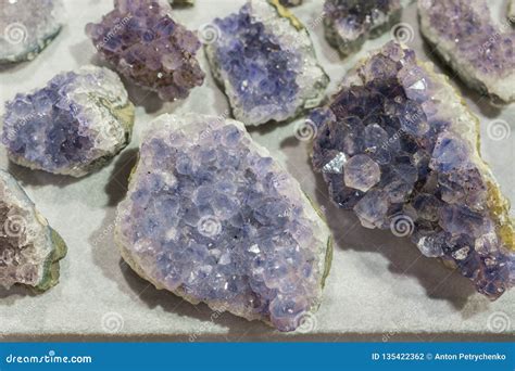 Aquamarine Natural Quartz Blue Gem Geological Crystals Texture