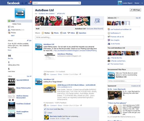 Autobase Facebook Business Pages Tips