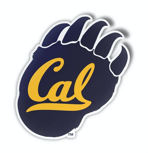 California Berkeley Paw With Gold Cal Logo Car Decal Nudge Printing
