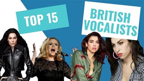 Top 15 Best British Female Vocalists Youtube