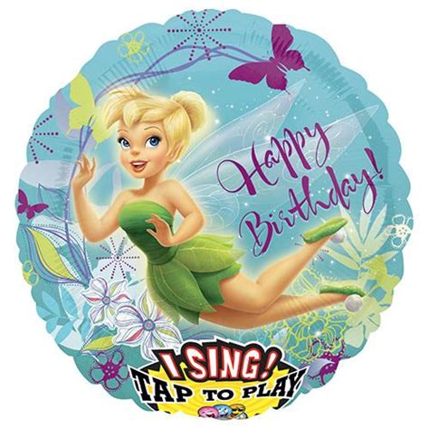 Loonballoon Singing Balloons 28″ Tinker Bell Birthday Sing A Tune