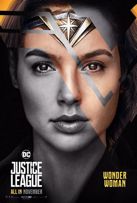 Justice League 2017 Poster Wonder Woman Dceu Dc Extended