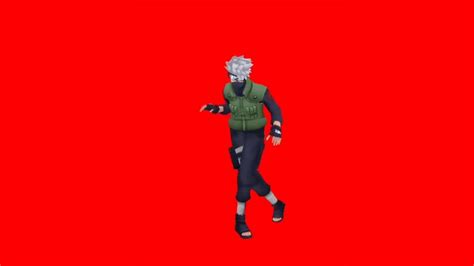 Kakashi Dançando Dance Chroma Red By Shadow Boy Youtube