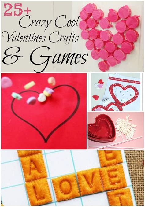 25 Crazy Cool Valentines Crafts And Games Valentine