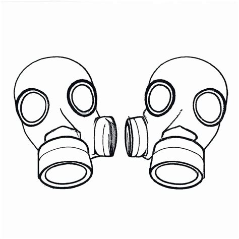 10 Incríveis Desenhos de Máscaras de Gás para Imprimir e Colorir