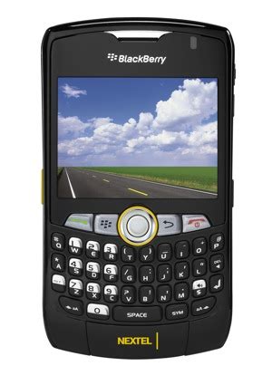 BlackBerry Curve 8350i Nextel Direct Connect Cell Phone Announced ...