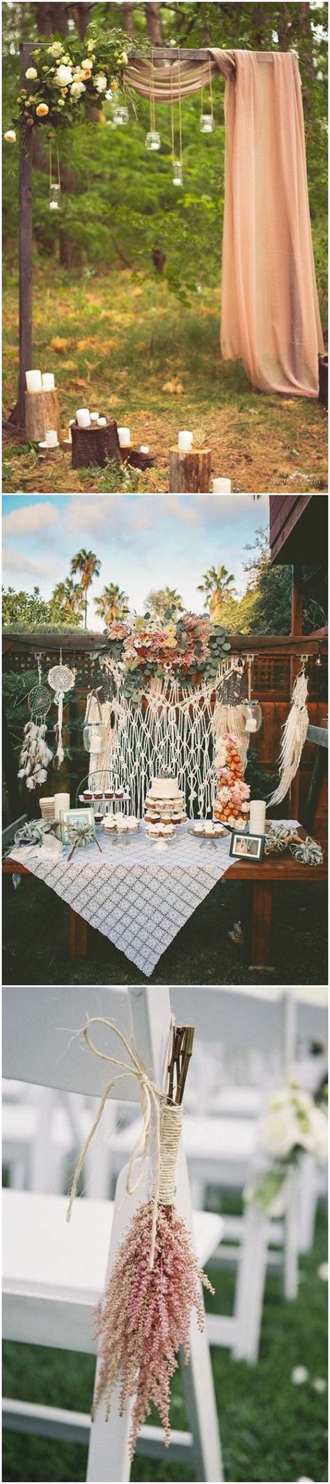 20 Gorgeous Boho Wedding Décor Ideas On Pinterest