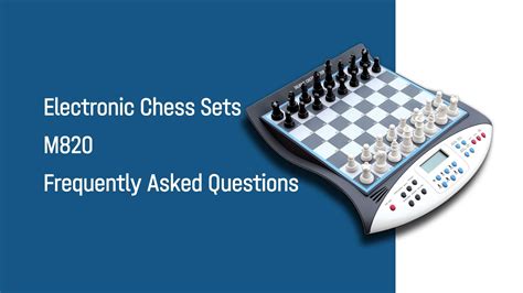 Vonset Talking Chess Master M820 Electronic Chess Sets Faq Youtube