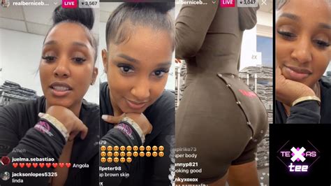 bernice burgos on instagram live shows off new clothing line youtube