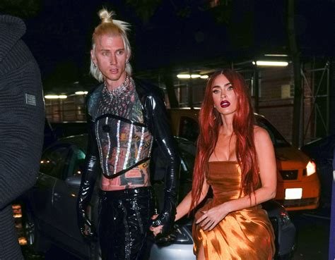 Megan Fox And Machine Gun Kelly Were Nearly Unrecognizable As Pamela Anderson And Tommy Lee—see