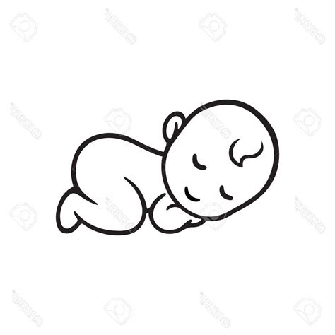 Sleeping Baby Drawing At Explore Collection Of