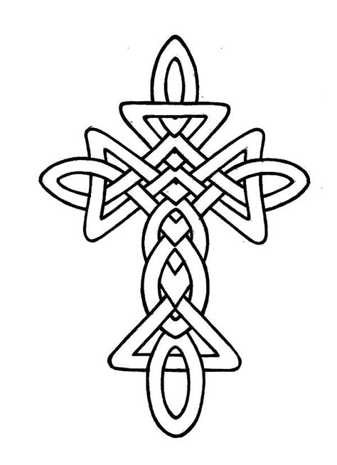 Celtic Cross Coloring Page Cross Coloring Page Celtic Designs