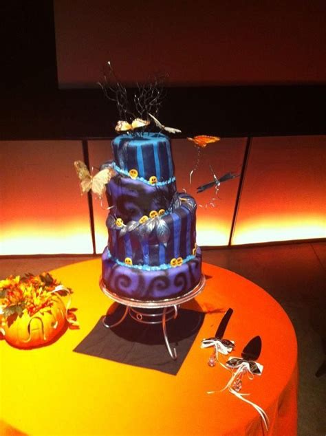 Tim Burton Inspired Wedding Cake Homemade Fondant Specialty Cakes