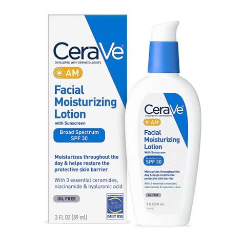 Cerave Am Facial Moisturizer Lotion Spf 30 52Ml Goodlife Pharmacy