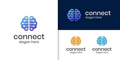 Premium Vector Smart Technology Brain Connect Logo Design Smart
