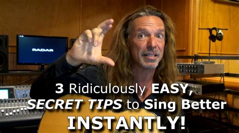 How To Sing Better INSTANTLY - 3 Insane Tips
