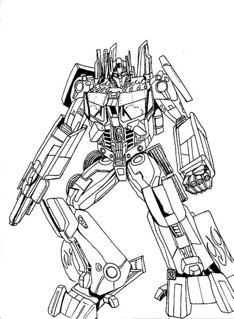 Optimus Prime Coloring Pages Free Printable Coloring Pages For Kids