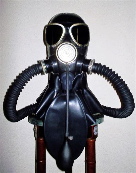 Fetish Heavy Rubber GAS MASK Latex Hood W Dark Tinted Lenses Etsy