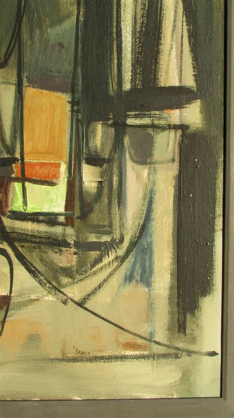 Mid 20th Century American Abstract Expressionist Oil Painting At 1stdibs