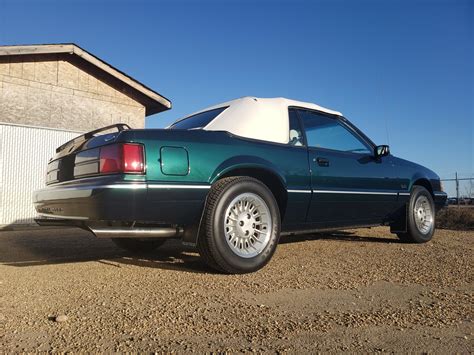 860 Mile 1990 Ford Mustang Lx 50 Convertible 7 Up Edition 5 Speed For