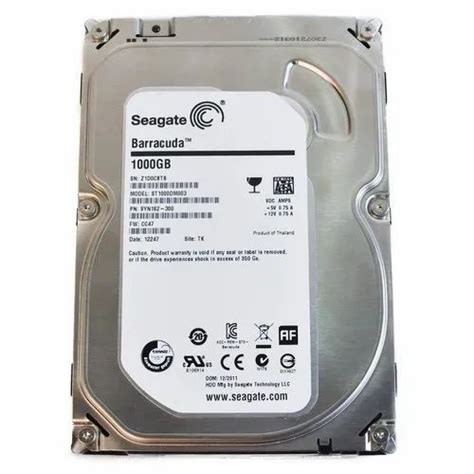 Hdd Sata 1tb Seagate Hard Disk Drive Storage Capacity 1000 Gb At Rs
