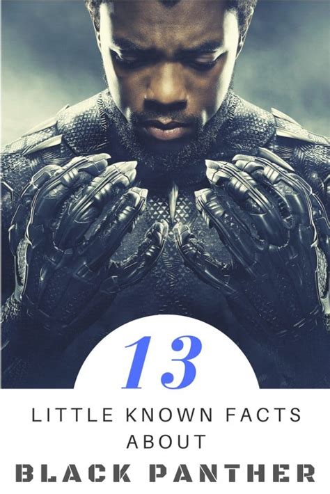13 Little Known Facts About Black Panther
