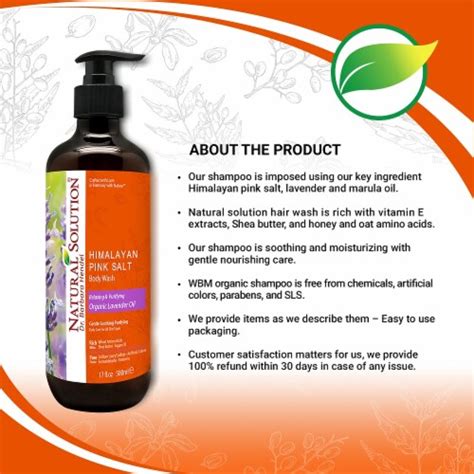 Natural Solution Body Wash Deeply Purifying With Pink Salt Organic
