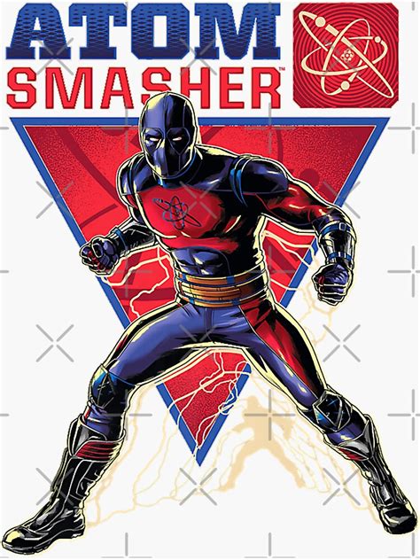 Black Adam Atom Smasher Sticker For Sale By Matthewcarr Redbubble