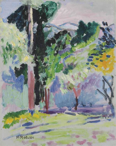 Henri Matisse 1869 1954 Paysage à Collioure Christies