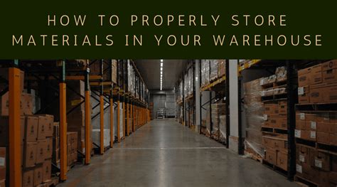 Tips on how to stuff purses for storage to keep their shape. How to Properly Store Materials in Your Warehouse | Carney ...