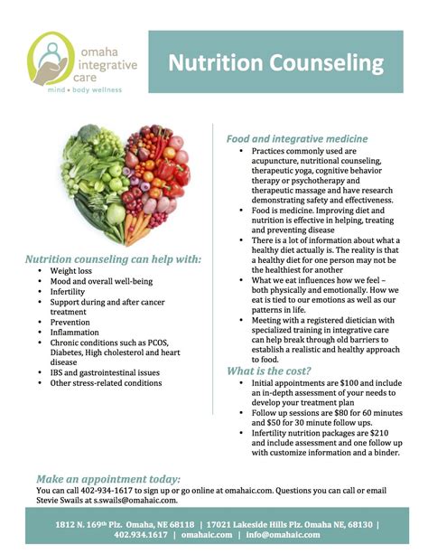 Nutritional Counseling At Oic Integrative Nutrition Integrative
