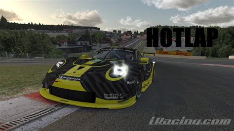 Iracing Porsche Rsr Spa Francorchamps Hotlap Youtube